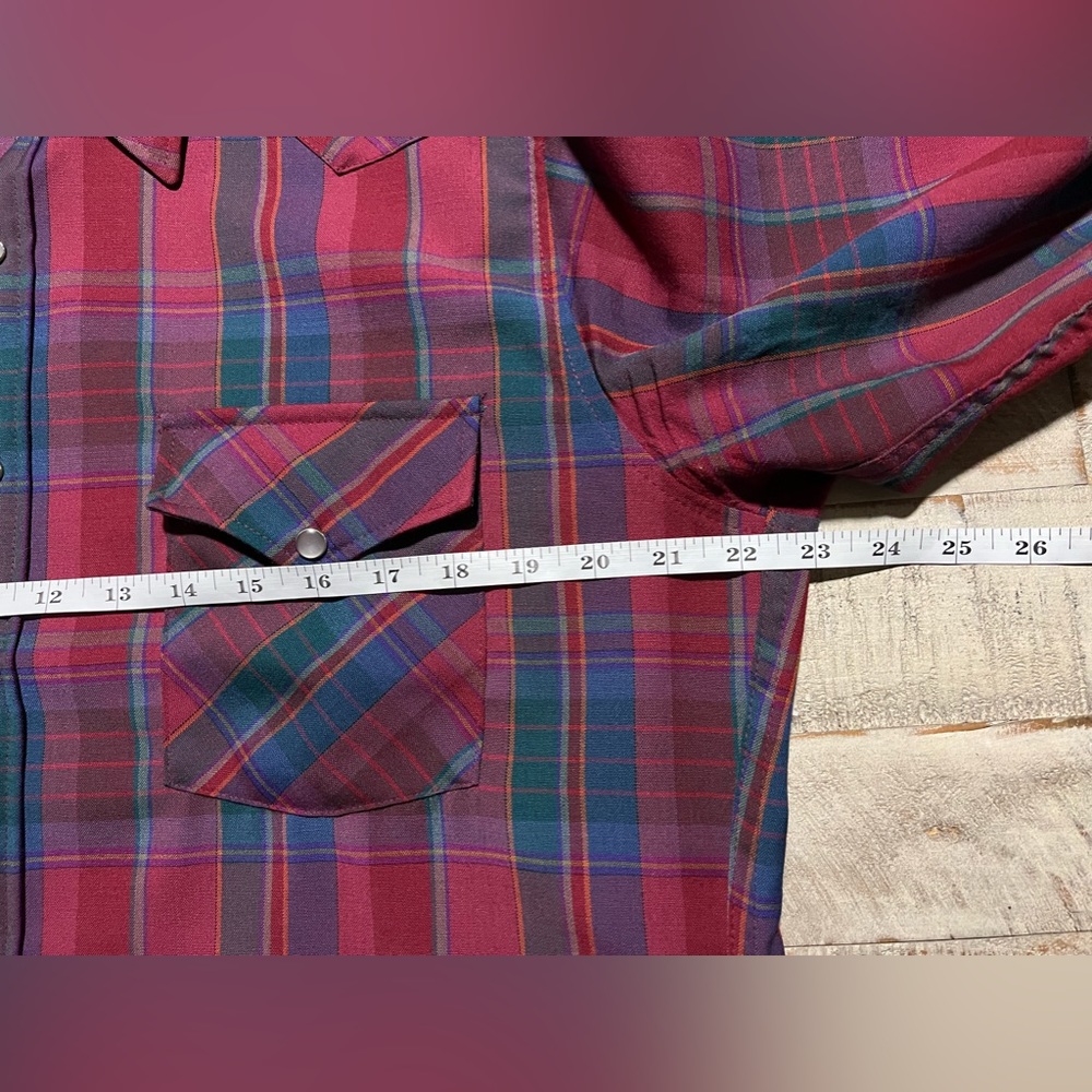 Pendleton Western Snap Button Shirt Large - image 3